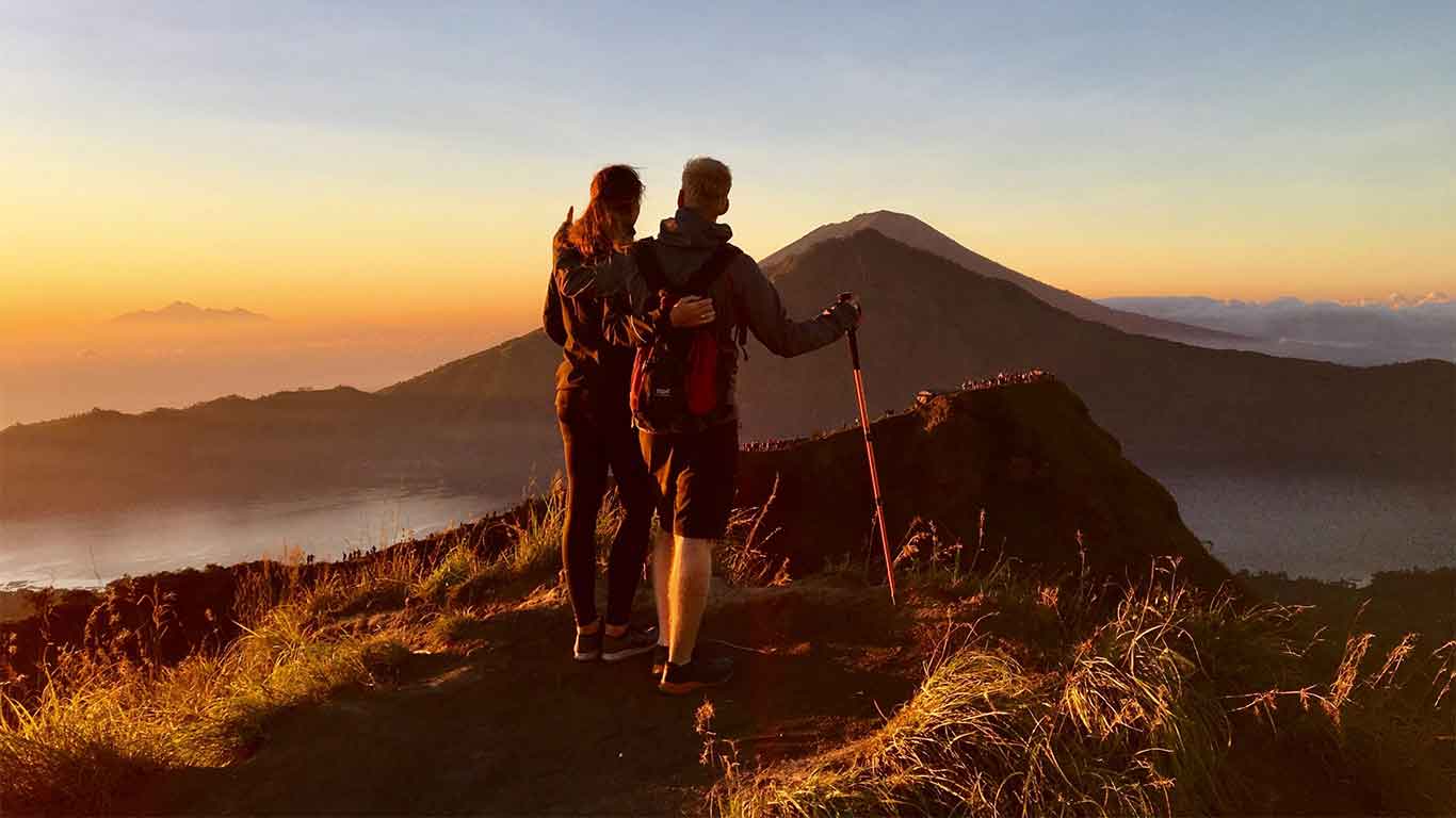 Sunrise Trekking in Bali I Bali Village Cycling I Indonesia Impression