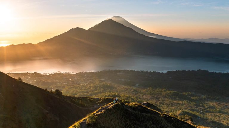 mount-batur-sunrise-trekking-drone