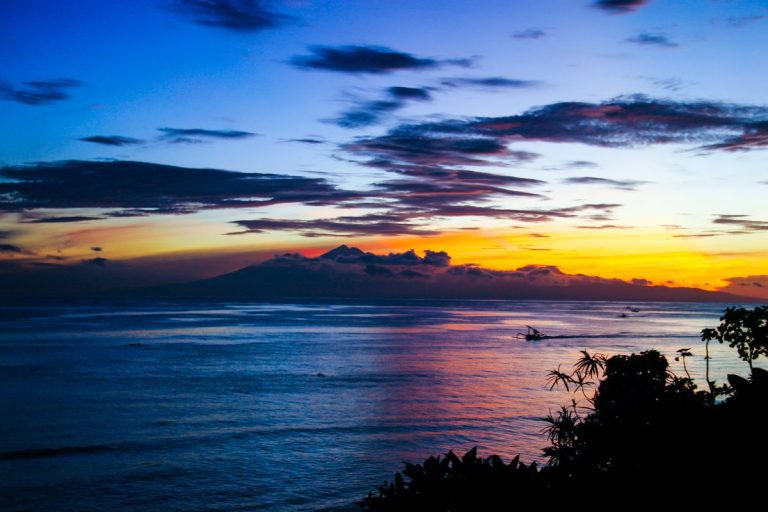 Sunrise at Amed Beach