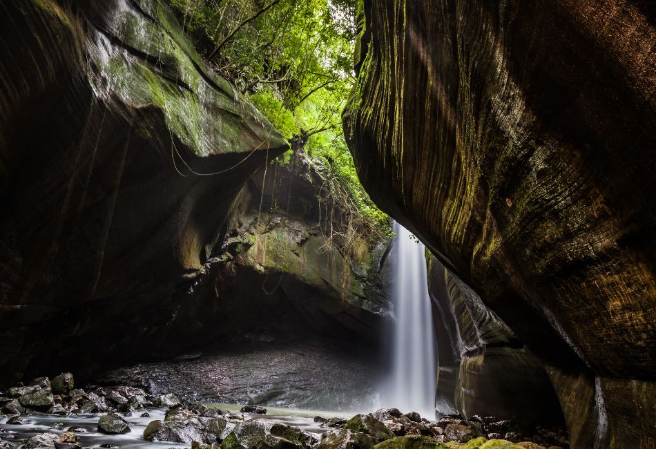sarang walet waterfall