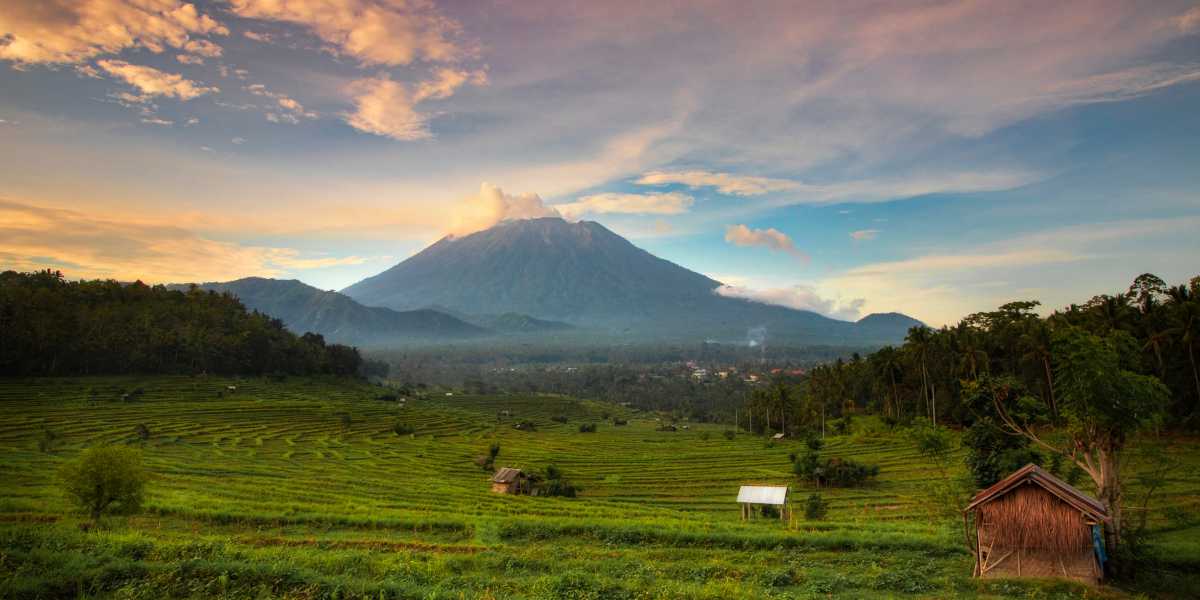Mount Agung in Bali
