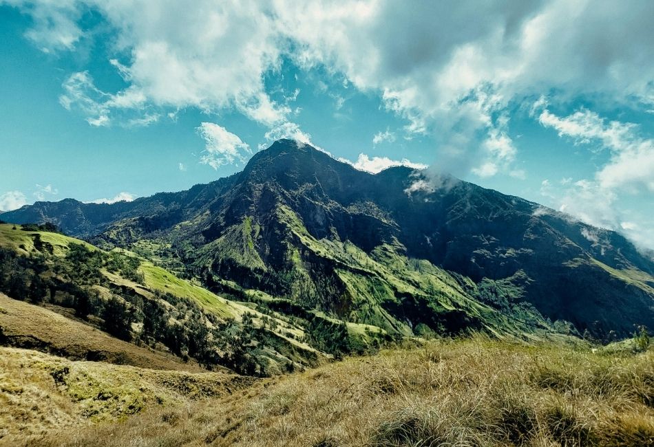 Stunning Landscape of Mount Rinjani, Indonesia
